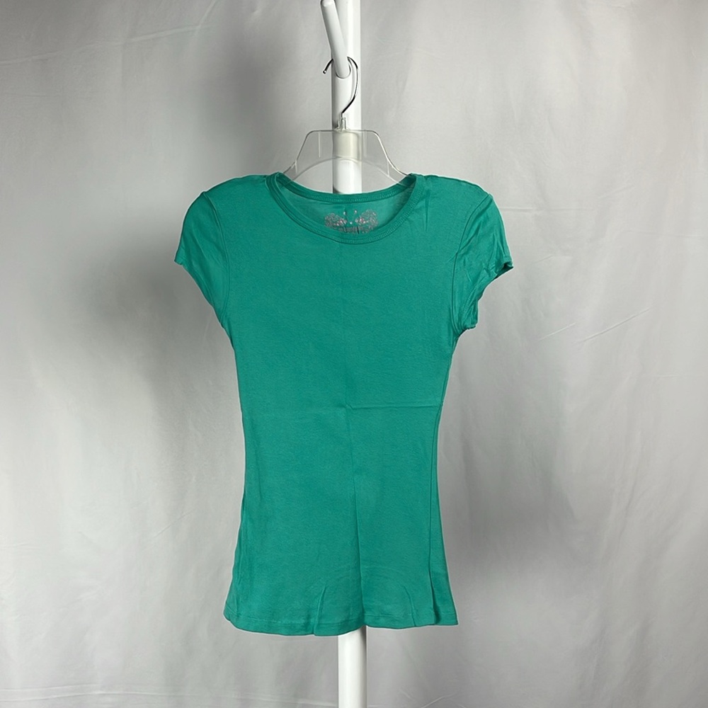 4 Pack Lightweight Layering Stretch Tees Red Yellow Pink Green T-Shirt Juniors S - Picture 8 of 12